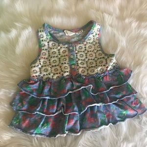 Cute Ruffle Layer Tunic